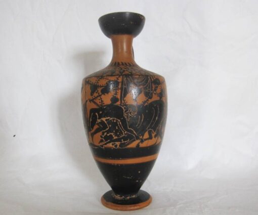 Attic black figure lekythos